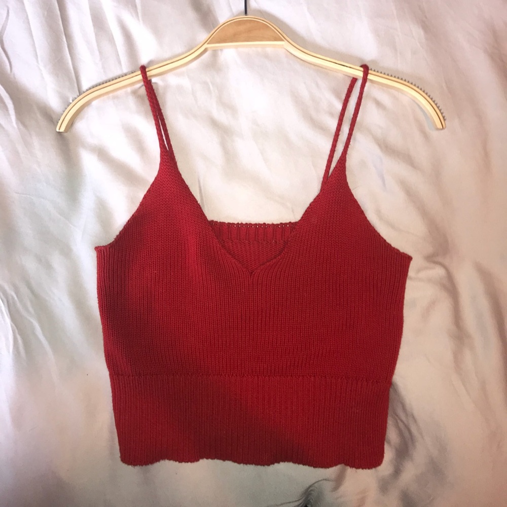 Brandy Melville Knit Luna Tank Top